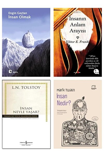 TÜRKİYE İŞ BANKASI KÜLTÜR YAYINLARI insan olmak + insan neyle yasar+ insanin ...