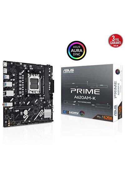 ASUS PRIME A620AM-K DDR5 HDMI-DP PCIE 4.0 AM5 MATX