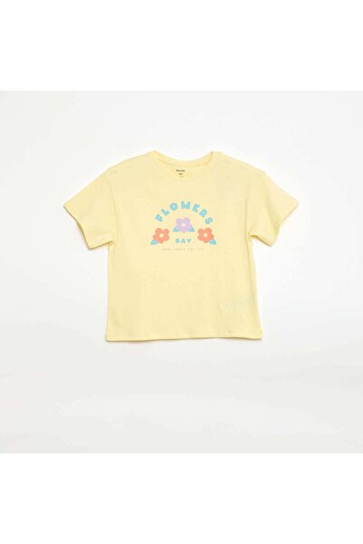 KIABI Fantasy Print T-Shirt YELLOW