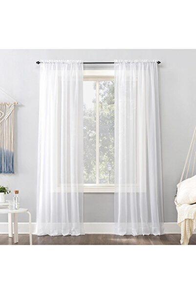No. 918 Emily Sheer Voile Curtain with Rod Pocket