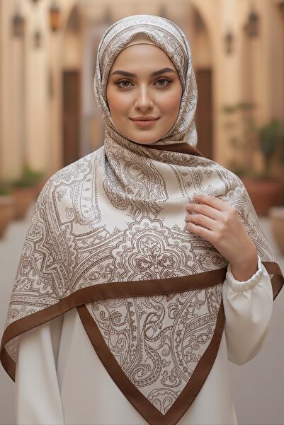 TOFİSA Серія Otantic Ethnic Бавовняний шаль Кофейний - 28109-KAHVE