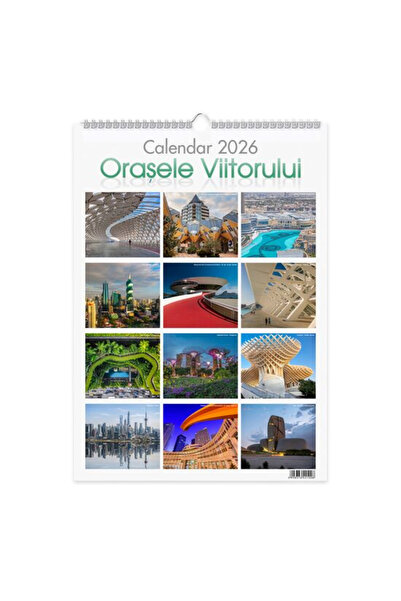OMS 2026 Future Cities Wall Calendar