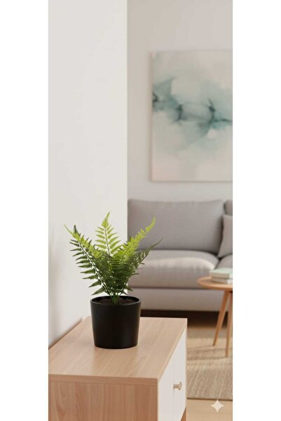 DDTREND Yapay Eğrelti Otu Demeti 9 Dallı Demet Yaprağı 50 Cm