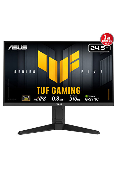 ASUS TUF GAMING VG259QMRL5A 24,5" 0.3ms, 310Hz, Full HD, DP, 2xHDMI, Hop...