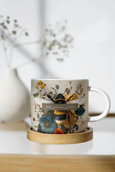 EYBaskı Tasarım Colorful Pattern Printing Porcelain Mug