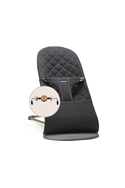 BabyBjörn Black&White Oyuncaklı Bliss Ana Kucağı Woven Black