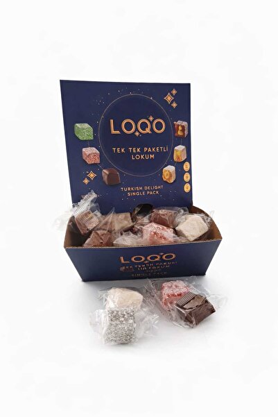LOQO علبة هدايا تضم مكسرات مشكلة وحلوى اللقم (1 كجم)