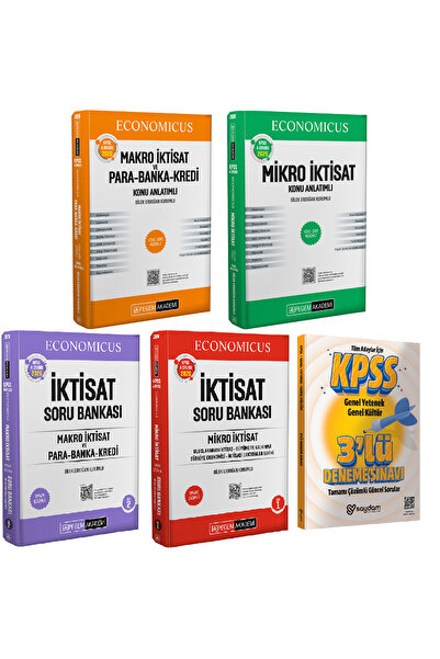 Pegem Akademi Yayıncılık 2026 KPSS A Grubu Makro-Mikro İktisat Video Ders Hed...