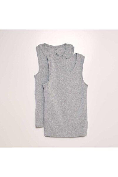 KIABI 2-Pack Tank Tops GREY