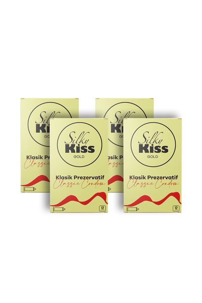 Silky Kiss Gold Prezervatif 4'lü Set