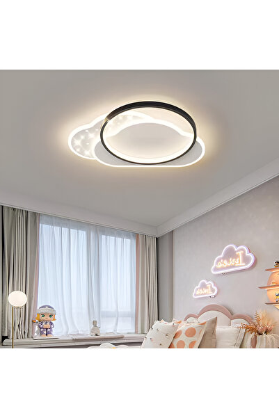 iTin LED chandelier with remote control NUVIA 71W, Cloud, Cold/Warm/Neutral l...