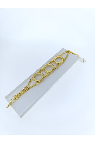 elisitakistory çeyrekaltın takmak için altın kaplama üçlü bileklik