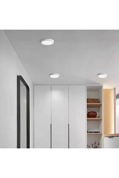 iTin Aplica LED de Tavan Rotunda, 24W, 17cm, 6000K, Metal Alb â€“ Lumina Rece