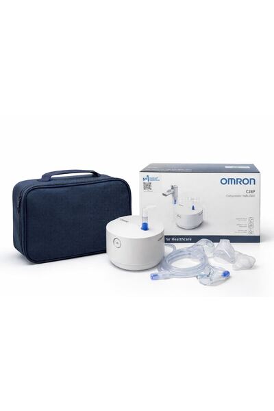 Omron C28P Kompresörlü Nebülizatör - Taşıma Çantalı, Çocuk ve Yetişkin Uyumlu...