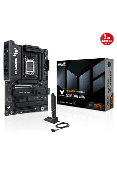 ASUS TUF Gaming X870E-Plus WiFi7 DDR5 (8000MHz)OC M.2 HDMI/USB-C PCIe 5.0 AM5...