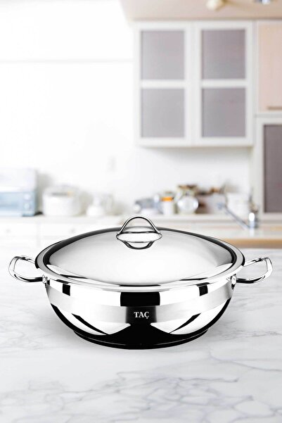 Taç Bengü Pro Stainless Steel 41 cm Flat Pot 16 Liters