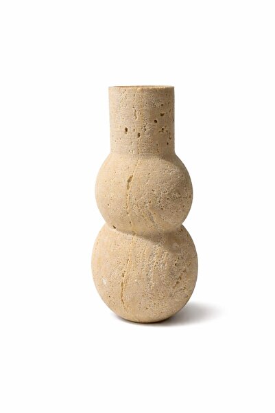 Modestmar Traverten Form Dekoratif Vazo