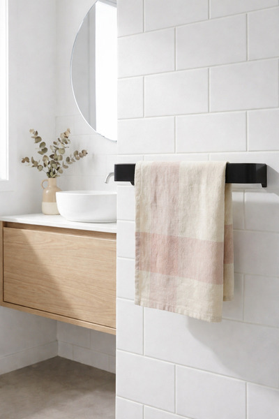 PorBig Modern Şık Banyo Mutfak Havlu Askısı | Duvar Tipi