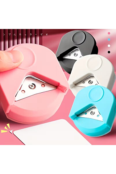 Happy Vibes İthalatçı Garantili Çok Pratik Köşe Kesme Aparatı Kağıt Kesme Kar...