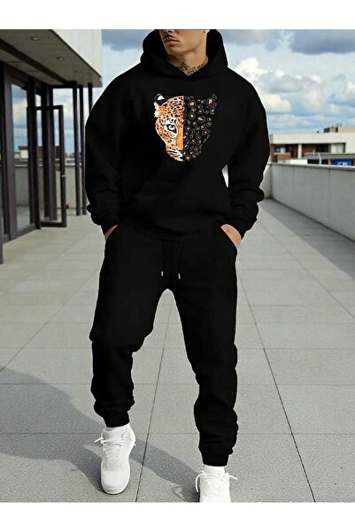 tkn your style Set cu glugă ALT TOP cu imprimeu ASLAN tricou