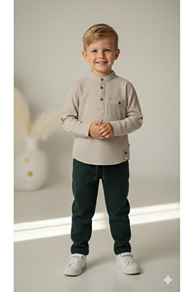 Little Baby Мъжки комплект от панталони и риза за тичане