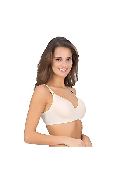 Kom White Lidya Unpadded Underwire Bra