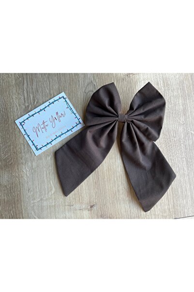 Hayat Ağacı Atölyesi Handmade Brown Bow Buckle