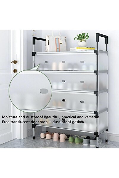 BLOOMING TIME DIY Portable Shoe Rack Organizer Tower