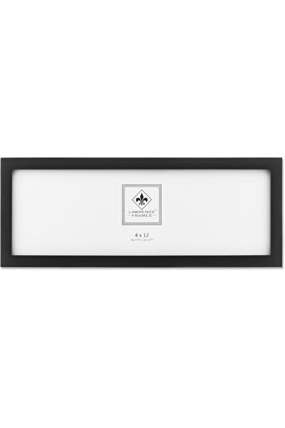 Lawrence Frames إطار من مجموعة جاليري، 4×12، أسود