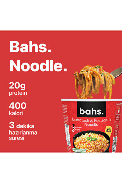 bahs. Noodle - Domates & Fesleğenli (x8 adet)