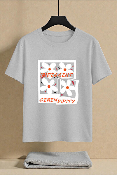 uyguntarz Unisex Irıdes Serenity Printed Design Tshirt