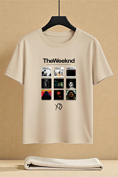 uyguntarz Unisex-T-Shirt mit bedrucktem Design von The Weeknd
