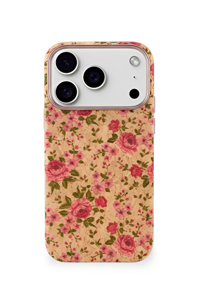 Velvoria حافظة آيفون 17 برو ماكس ذات ملمس طبيعي من الفطر باللون الوردي الزهري