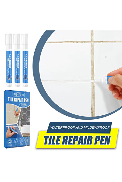 Zenorius Tile and Stoneware Joint Repair Marker, Water and Mold Resistant, Se...