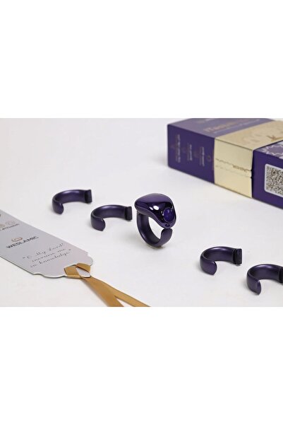 Generic Smart Prayer Bead Ring from I Tasbeeh, Purple Color, 2025