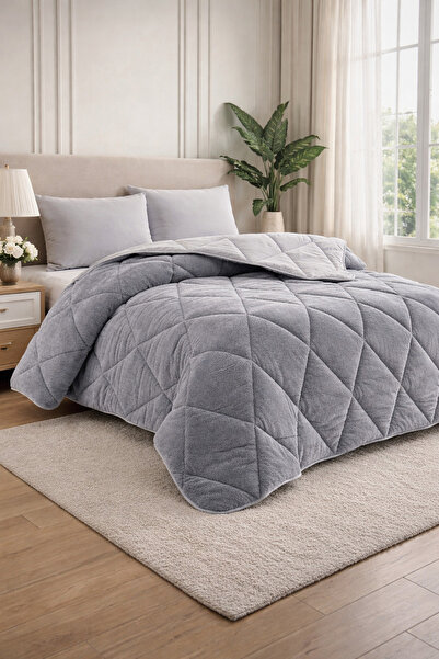 Uğur Home Ev Tekstili Wellsoft Double-Sided Quilt – Soft Texture, Warm, Vacuu...