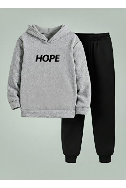 LORVEX Unisex dukserica - Trenerka Dječji set ( Sa kapuljačom ) HOPE Štampano...