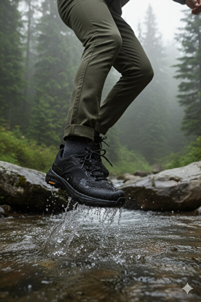 HUMTTO Erkek Trekking-Outdoor Dayanıklı Su Geçirmez Kışlık Aktivite Spor Ayak...