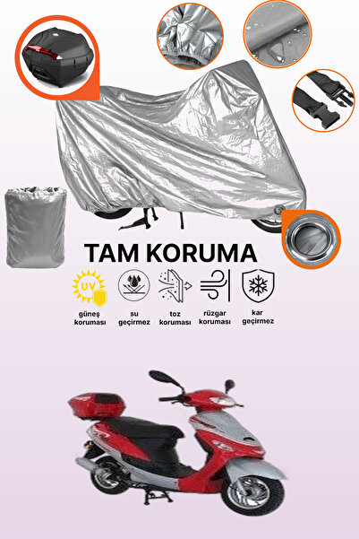 dokaca Gray Tail Bag and Lock Compatible Mondial 50 Hc Compatible Motorcycle ...