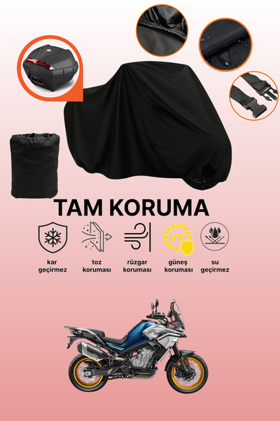 dokaca مظلة دراجة نارية متوافقة مع CFmoto 800MT Touring متوافقة مع الحقيبة ال...