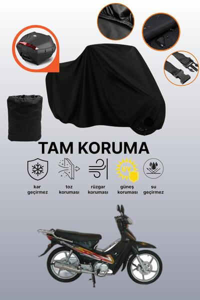 dokaca Mondial 100 Ukh Compatible Motorcycle Tarpaulin Compatible with Black ...