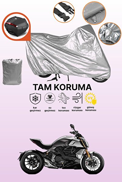 dokaca غطاء محرك متوافق مع دوكاتي ديافيل 1260 إس متوافق مع الحقيبة الخلفية با...