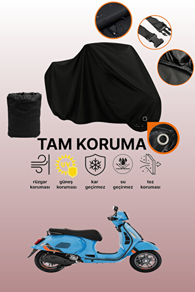 dokaca مظلة دراجة نارية متوافقة مع Vespa GTS Super Sport 310 متوافقة مع القفل...
