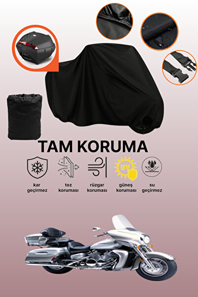 dokaca قماش دراجة نارية متوافق مع ياماها فينتشر رويال متوافق مع الحقيبة الخلف...