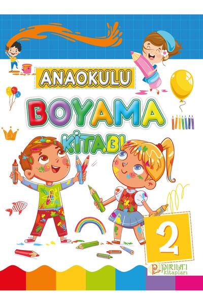 Pırıltı Kitapları Anaokulu Boyama Kitabı - 2