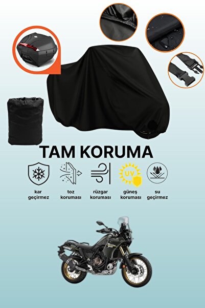 dokaca حقيبة خلفية سوداء متوافقة مع ياماها تينيري 700 اكسبلور، قماش متوافق مع...