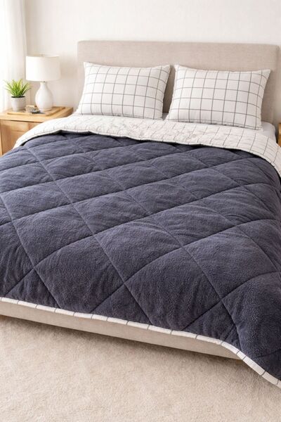 Binna Soft Karmina Ultura Soft Wellsoft Silicone Filled Double Quilt + Pillow...