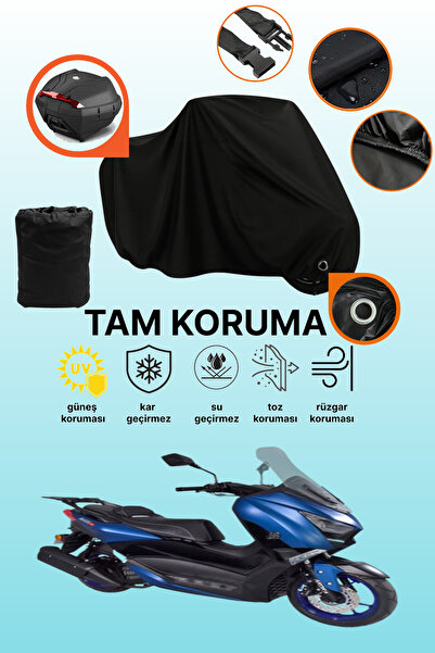 dokaca حقيبة خلفية سوداء وقماش دراجة نارية متوافق مع قفل أورورا ماكس برو