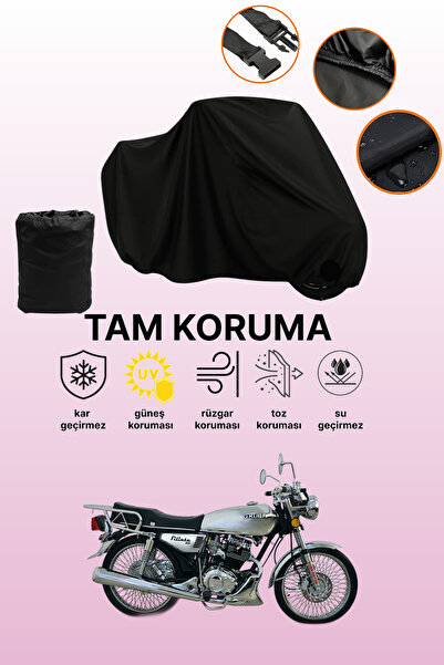 dokaca حقيبة خلفية سوداء وقماش دراجة نارية متوافق مع كوبا فيلينتا 100