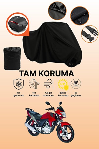 dokaca Bisan Tornado Fkt 150 Compatible Motorcycle Tarpaulin Compatible with ...
